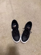 Size 5 GS - Nike Court Legacy Low Black White