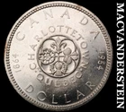 1964 Canadian Silver Dollar- Choice Gem Brilliant Unc Luster No Reserve #J4607
