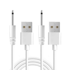 2 Pack Vibrator Charger USB to DC 2.5mm Fast Charging Cable Wand Adult Toys...