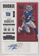 2017 Panini Contenders Rookie Ticket Travis Rudolph #153 Auto 7eo