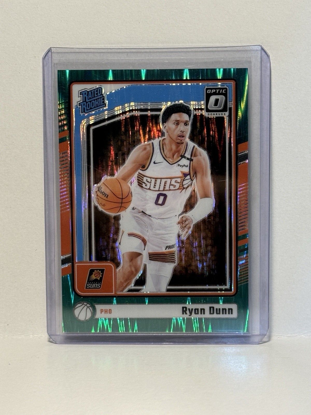 2024 Donruss Optic Ryan Dunn RC #279 Rookie /149 Green Shock Prizm