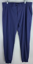 Greyson Montauk Jogger Pants Men's 36x30 Purple Golf Stretch Performance Tech