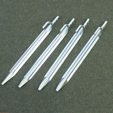 Replica 9" Steel Tent Pegs for Zeltbahn x 4 DL597
