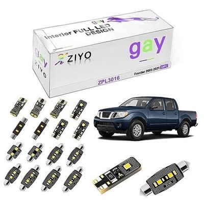 ZIYO LED Interior Light Kit for Nissan Frontier 2005-2021 Dome Light Bulbs