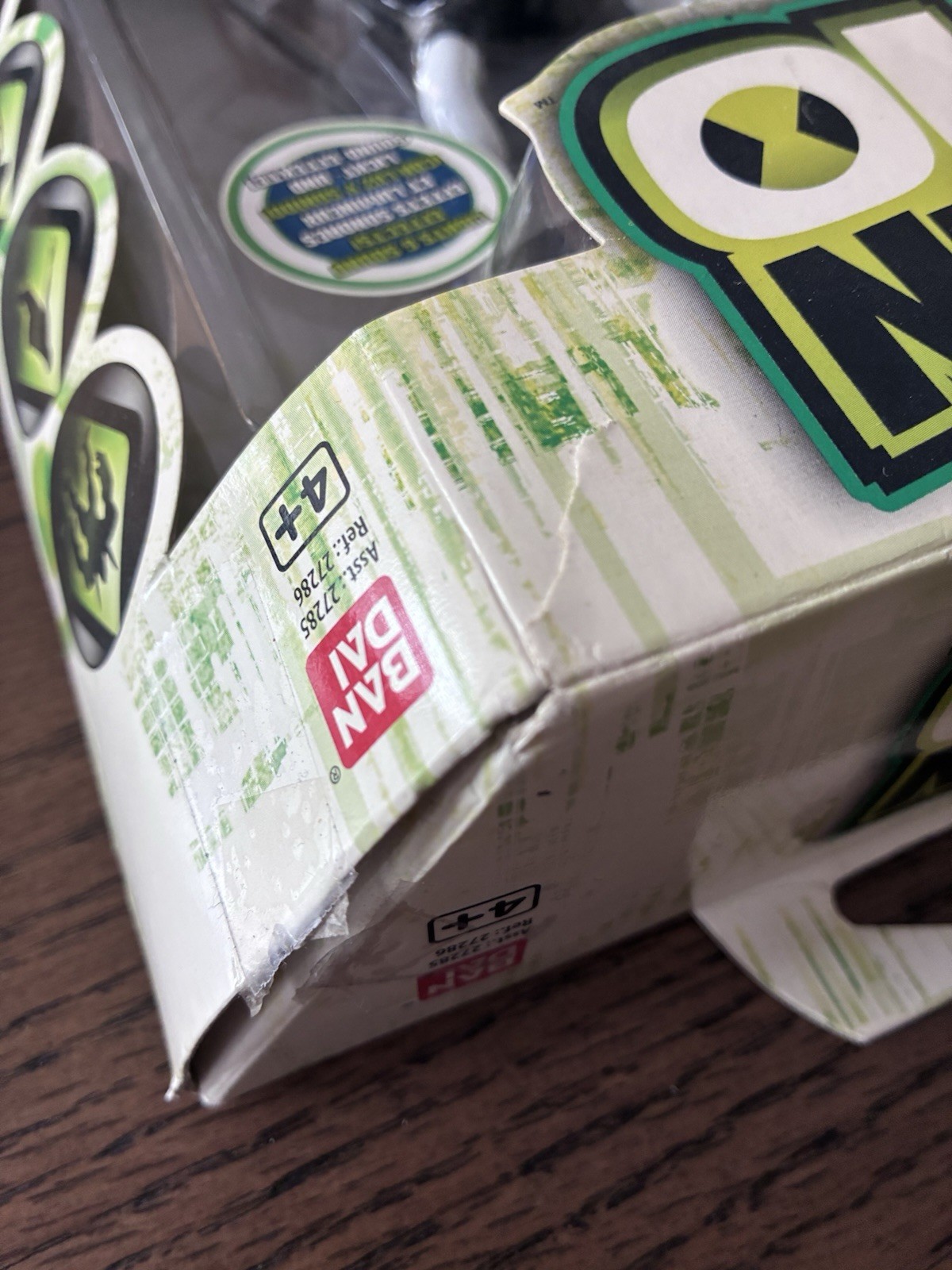 Ben 10 Omnitrix F/X Watch 2011 Lights Sound Effect Cartoon Network Original Box