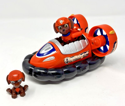 Nickelodeon Paw Patrol Zuma  Action Figures Hovercraft 3 pc