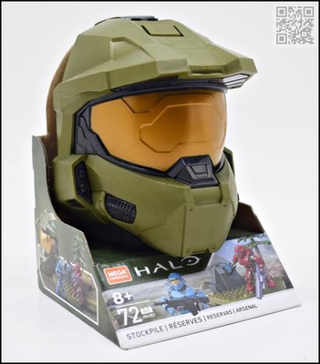 HALO MEGA CONSTRUX STOCKPILE HELMET HHJ02 FEAT. UNSC SPARTAN COHORT & ARGUS