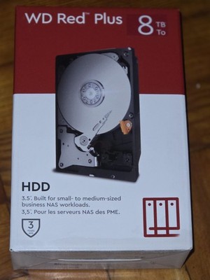 Western Digital 8TB WD Red Plus NAS Internal Hard Drive HDD 5640