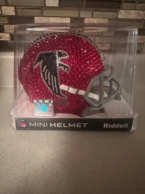 Casque Atlanta Falcons Riddell Taille Réelle Authentique - Style Speed En Ardoise Alternative