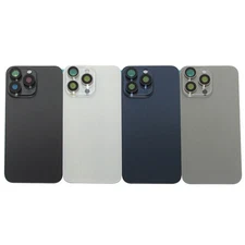 Battery Door Glass Cover With Camera Lens For iPhone 15 15+ / 15 Pro 15 Pro Max