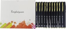 Gel Ink Roller Ball Pens, Black Ink, Bold Point 1.0Mm, 12 Pack