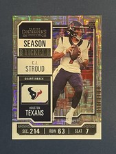 2023 Panini Contenders Mojo Season Ticket C.J. Stroud #40 (RC) Houston Texans 
