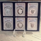 2023 Silver Morgan & Peace Dollar PCGS MS70 Advanced Release 6 COIN FLAG SET