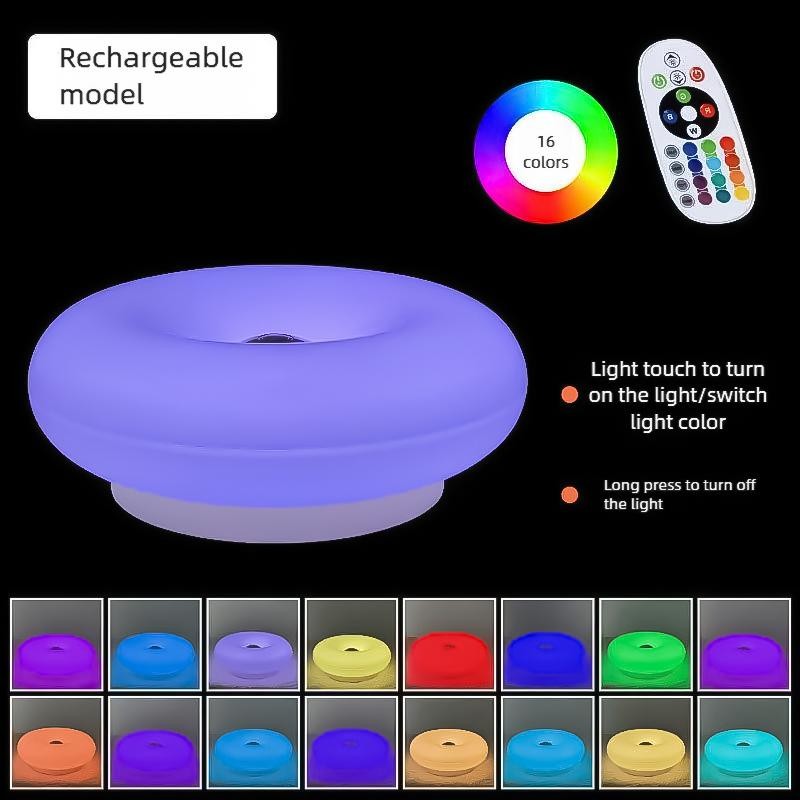 16-Color Adjustable & Remote-Controllable