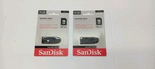 LOT OF 2 Sandisk Ultra 16GB USB 3.0 Flash Drive, Black, New