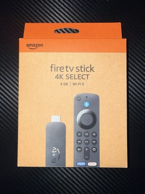 Amazon Fire TV Stick 4K Select 8GB Wi-Fi HDMI Alexa Voice Remote HDR Black