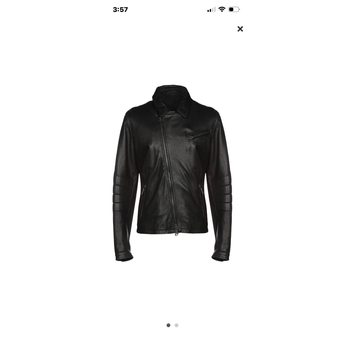 Italia Zip Leather Outer Shell Coats, Jackets & Vests for Men for