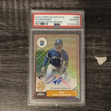 2022 Topps Silver Pack - MJ Melendez Update Auto /25 Rose Gold PSA 10 (RC) 🔥🔥