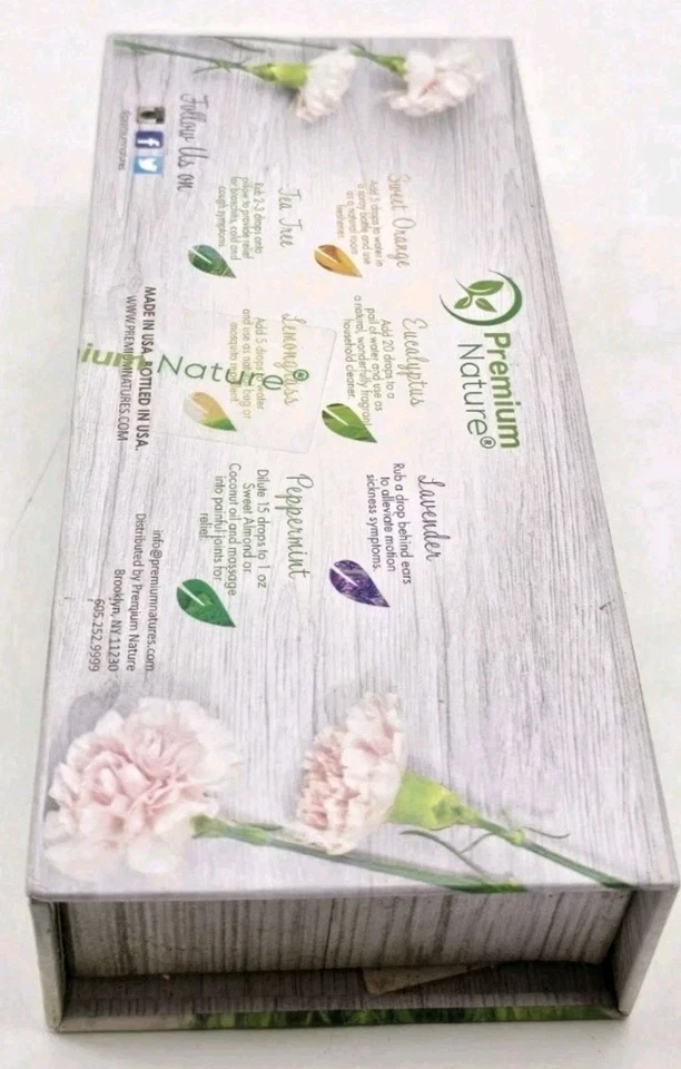 Aceites esenciales Premium Nature 6 piezas eucalipto naranja dulce lavanda árbol de té Foto 3 de 4