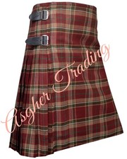 County Tyrone Tartan kilt, Men Handmade Traditional 8 Yard kilts  Custom Size