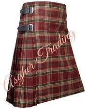 County Tyrone Tartan kilt, Men Handmade Traditional 8 Yard kilts & Custom Size