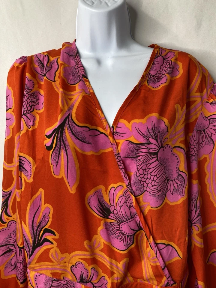 Macacão feminino Boo Hoo perna larga tamanho 14 convidado de casamento de Páscoa costa tropical - Imagem 3 de 4