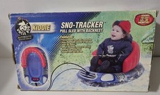 Uncle Bob Kids Toddler Polar Bear 33  Winter Snow Pull Sled Tube Inflatable NEW