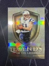 2025 Topps Chrome Julian Edelman Legends Of The Gridiron Refractor Patriots