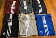 ADIDAS Mens 3-Stripes SHORTS 6 Colors Trefoil Logo M-2XL Style 12011501 NWT