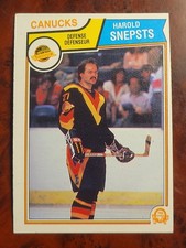1983-84 O-Pee-Chee OPC #360 Harold Snepsts Vancouver Canucks LEGEND
