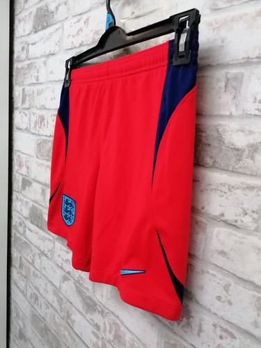 Mens Boys England Away Shorts Red L 137-147 cm Size M - Bild 2 von 10