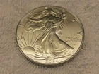 "2024 WALKING LIBERTY" (AMERICAN EAGLE) ONE (1) OUNCE .999 SILVER COIN