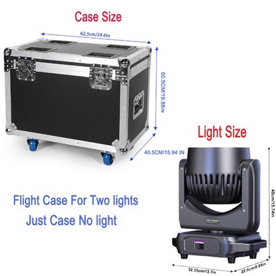 Flight Case For Beam Moving Head Stage Light Hard Case With Wheels