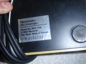 Nintendo NES Advantage Arcade Style Controller Yellowed Tested BUTTON & JOYSTICK