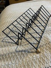 Vintage Retro Vinyl Record Metal Rack
