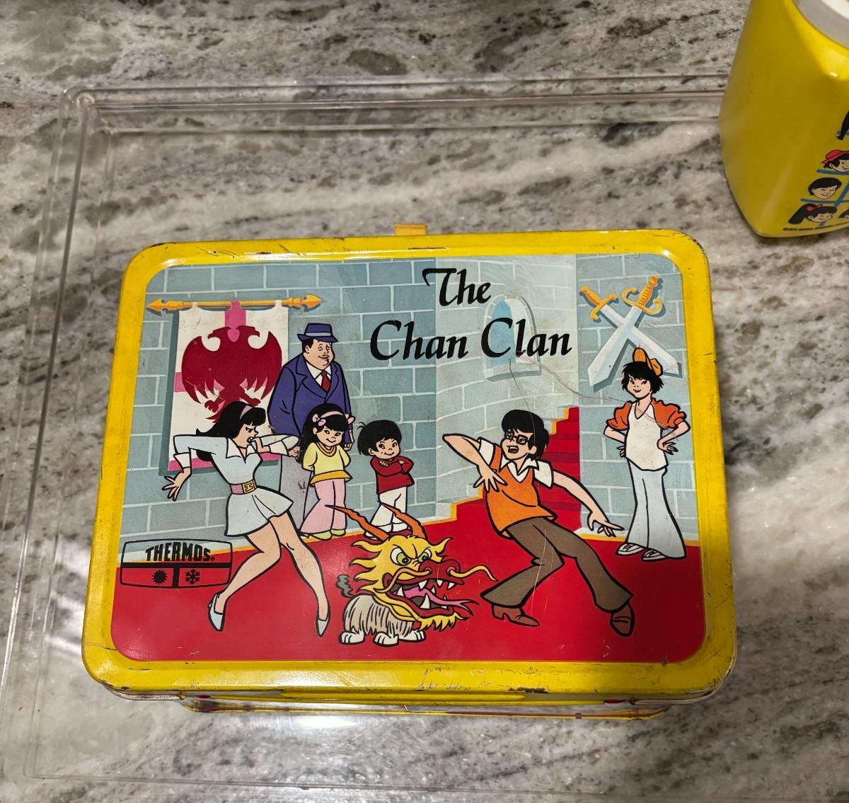 VINTAGE THE CHARLIE CHAN CLAN LUNCHBOX AND THERMOS 1973 | eBay