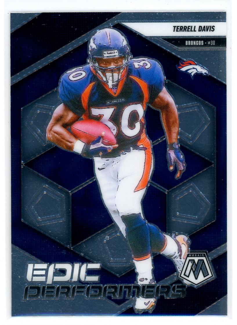 cortis コルティス ジュフン B&N 限定トレカ アメリカ USA レア 2025 Panini Mosaic Epic Performers Terrell Davis Denver Broncos