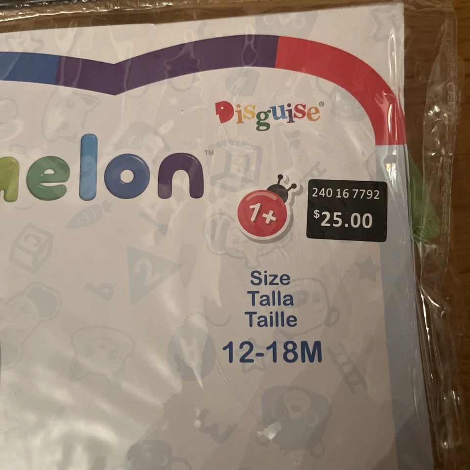Disfraz Cocomelón Melón Infantil Halloween Disfraz Talla 12-18 Meses Sandía Foto 2 de 4