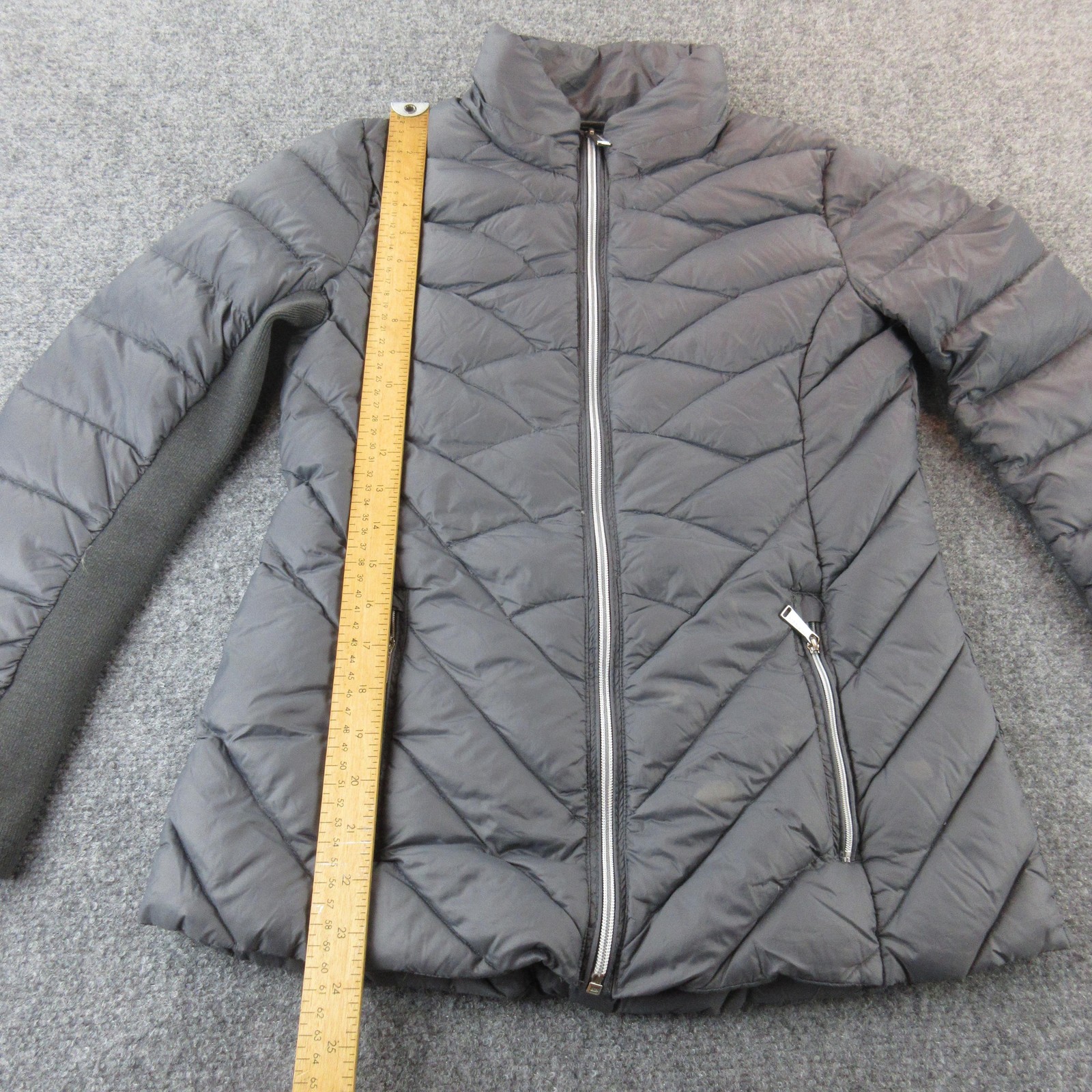 BCBGeneration Jacket Womens Small Gray Ultra Ligh… - image 7