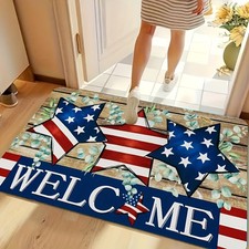 2D Door Mat Non-slip Welcoming Mat for Indoor/Outdoor for Entrance Bedroom Decor