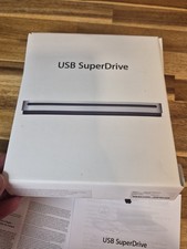 Apple USB SuperDrive External DVD CD Drive Silver / Model A1379 Boxed W Papers