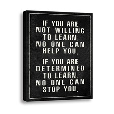 Inspirational Office wall art Motivational poster for home decor Positive Quo...