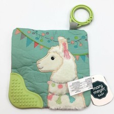 Mary Meyer Baby Lily Llama Crinkle Square Teether Cloth Toy Soother BPA Free