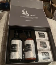 Beekman 1802 LINDEN Bounty Box Goat Milk  lotion wash soap New! discontinued 