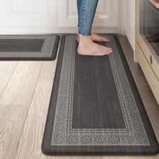 Kitchen Mats Cushioned Anti Fatigue Mats for Kitchen Floor, Non-Skid Waterpro...