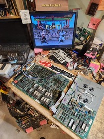 MORTAL KOMBAT 1 PCB JAMMA ARCADE BOARD SET 5.0 REV WORKING!!! (T-UNIT) MIDWAY