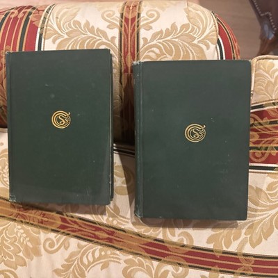 Robert Louis Stevenson 2  Vol Set HC 1906 Scribners Green Cloth The Wrecker/Ives