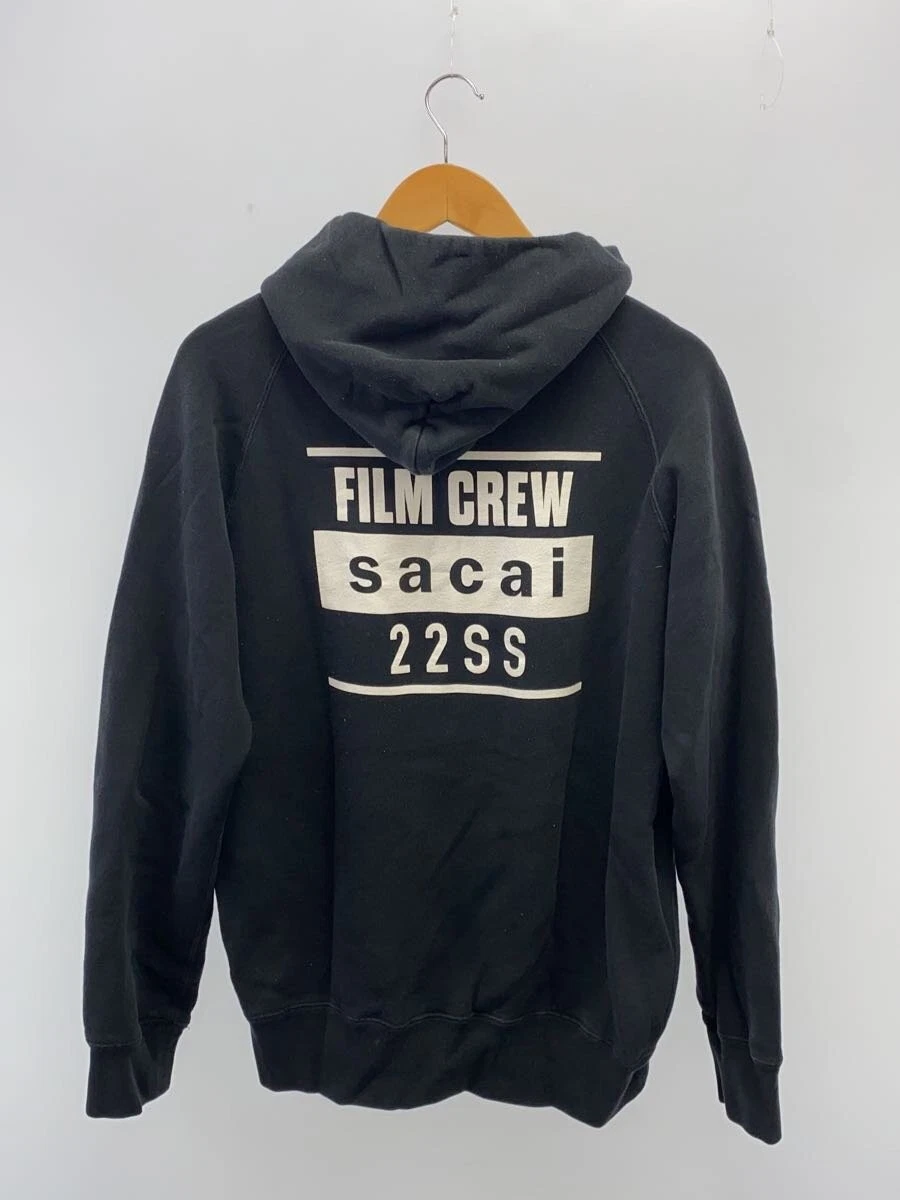 sacai felpa con cappuccio 3 cotone BLK 22 0401S