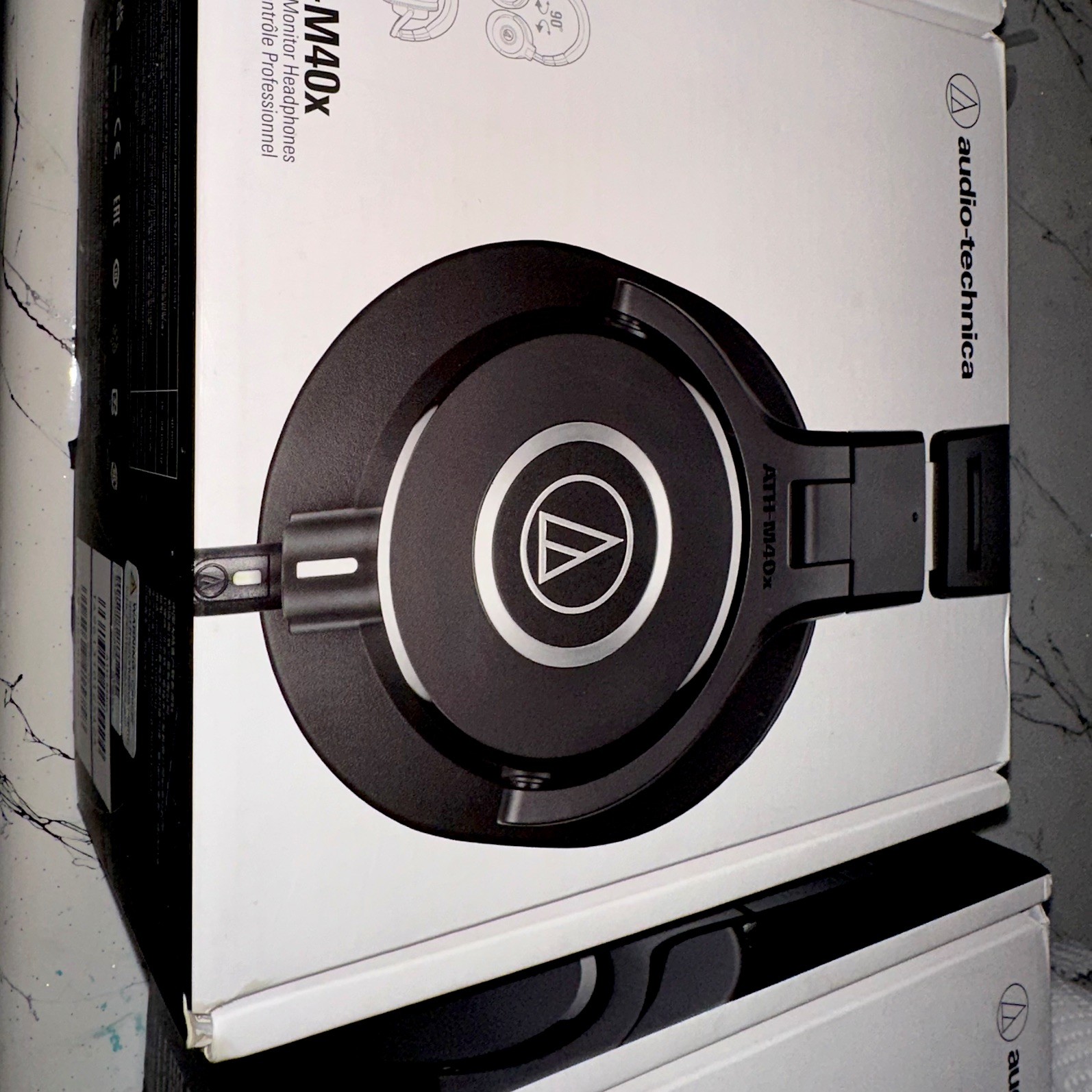 Audio-Technica ATH-M40X Professional Monitor Headphones - Bl