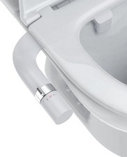 Ultra-Slim Bidet, Non-Electric Dual Nozzle Posterior/Feminine Wash Fresh
